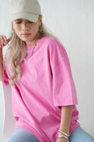 【再入荷】アシッドウォッシュBIG Tシャツ　PINK